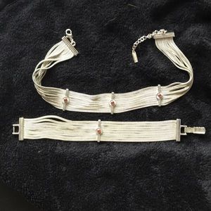Chocker and Bracelet set